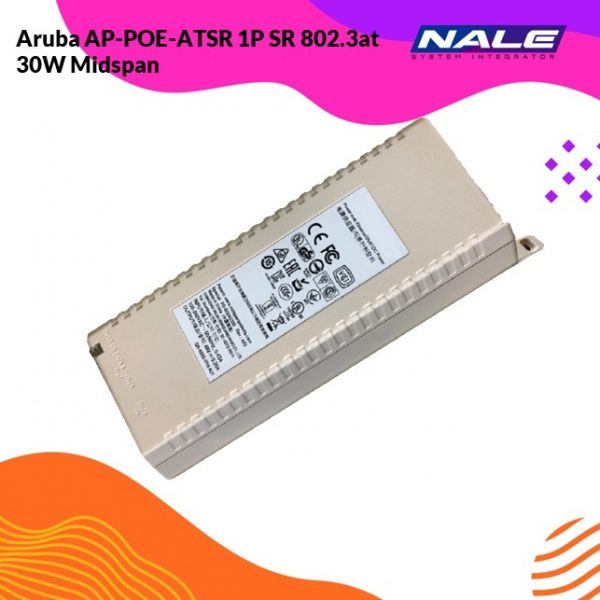 Aruba AP-POE-ATSR 1P SR 802.3at 30W Midspan (R6P67A)