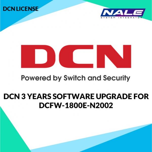 DCN 3 YEARS SOFTWARE UPGRADE FOR DCFW-1800E-N2002