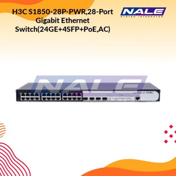 H3C S1850V2-28P-EI-HPWR 28-Port Gigabit Ethernet Switch