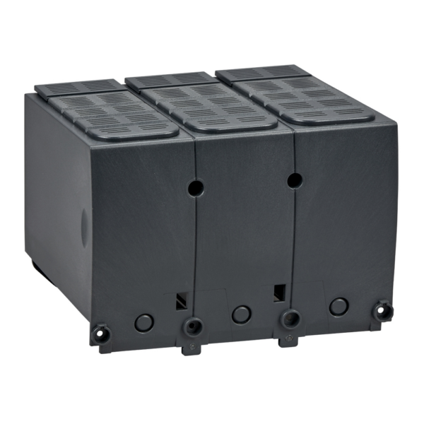 Schneider long terminal shield - 3P - 630 A max - pitch 45 mm (LV432593)